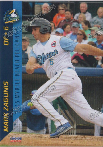 2015 Myrtle Beach Pelicans Mark Zagunis