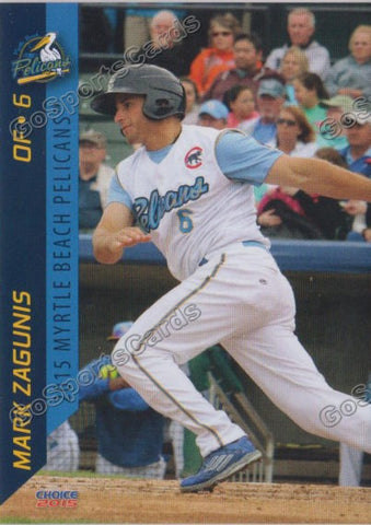 2015 Myrtle Beach Pelicans Mark Zagunis