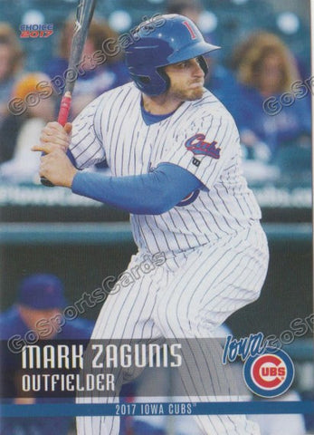 2017 Iowa Cubs Mark Zagunis