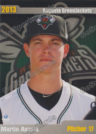 2013 Augusta Greenjackets Martin Agosta