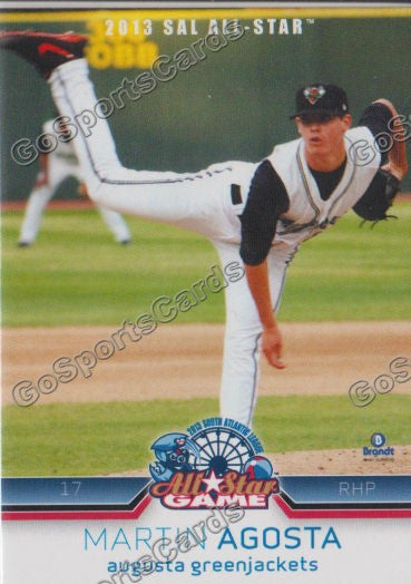 2013 South Atlantic League All Star SAL SD Martin Agosta