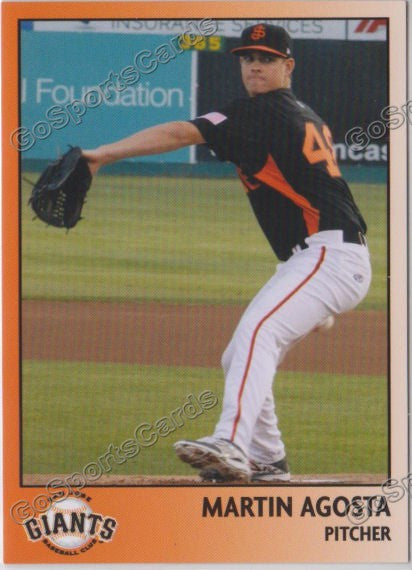 2014 San Jose Giants Martin Agosta