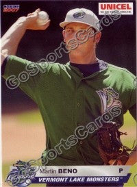 2007 Vermont Lake Monsters Martin Beno