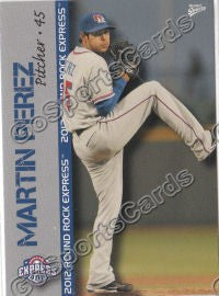 2012 Round Rock Express Martin Perez