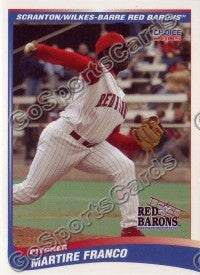 2005 Scranton Red Barons Martire Franco