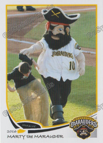 2016 Bradenton Marauders Marty the Marauder
