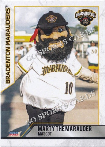 2023 Bradenton Marauders Marty The Marauder