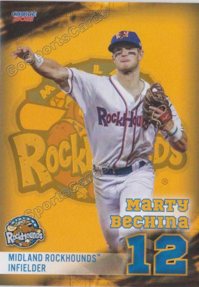 2021 Midland Rockhounds Marty Bechina