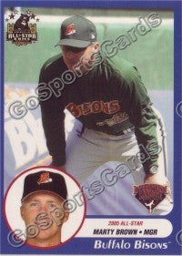 2005 International League All-Stars Choice Marty Brown MGR