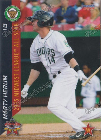 2015 Midwest League All Star W Marty Herum