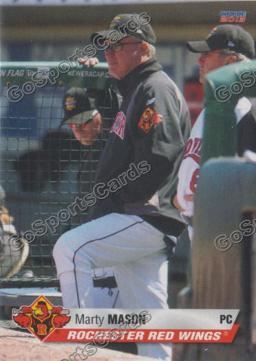 2013 Rochester Red Wings Marty Mason