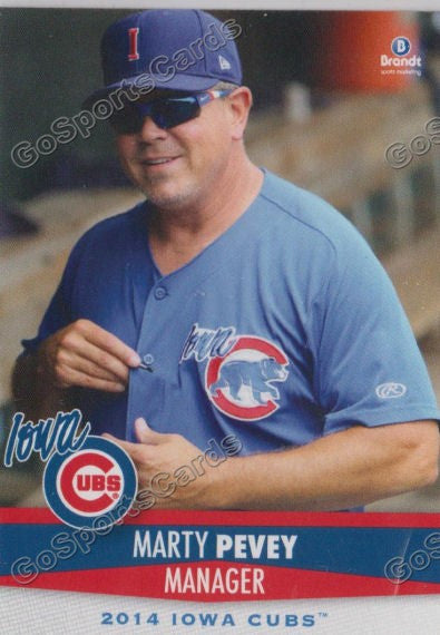 2014 Iowa Cubs Marty Peavey