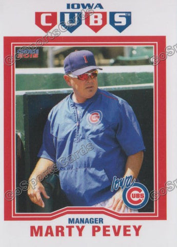 2015 Iowa Cubs Marty Pevey