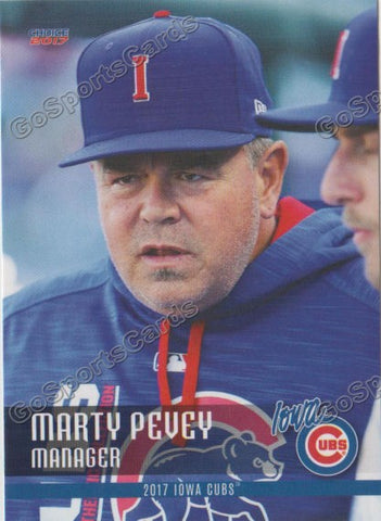 2017 Iowa Cubs Marty Pevey