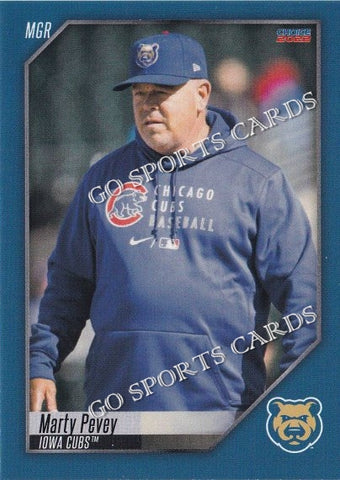 2022 Iowa Cubs Marty Pevey