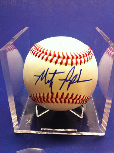 Marty Popham Signed Baseball Auto