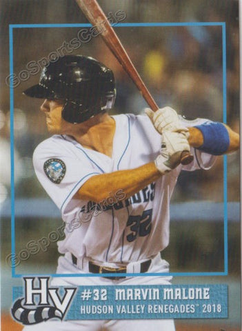 2018 Hudson Valley Renegades Marvin Malone