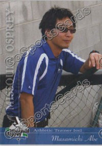 2012 Missoula Osprey Masamichi Abe