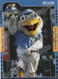 2011 Myrtle Beach Pelicans Splash Mascot