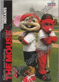 2005 Indianapolis Indians Rowdie and Fielding Mascots