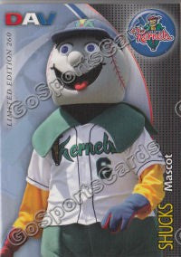 2008 Cedar Rapids Kernels DAV Shucks Mascot