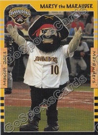 2011 Bradenton Marauders Marty the Marauder