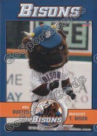 2011 Buffalo Bisons Buster T Bison Mascot