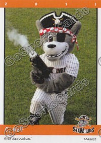 2011 Erie Seawolves C Wolf Mascot
