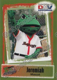 2011 Green Bay Bullfrogs DAV Jeremiah Mascot