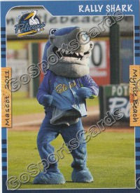 2011 Myrtle Beach Pelicans RallyShark Mascot