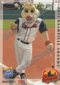 2011 Nashville Sounds Ozzie Mascot