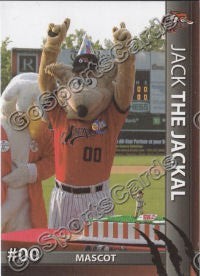2011 New Jersey Jackals Jack the Jackal Mascot