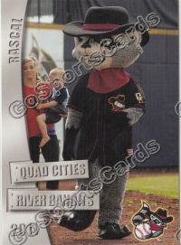 2011 Quad Cities River Bandits Rascal Mascot