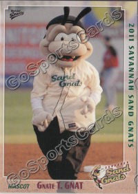 2011 Savannah Sand Gnats Gnate T Gnat Mascot