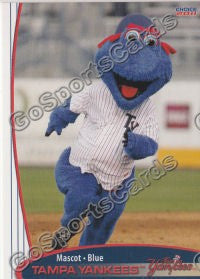 2011 Tampa Yankees Blue Mascot