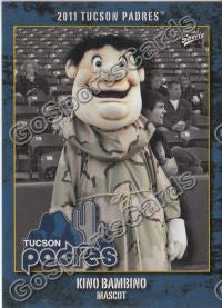 2011 Tucson Padres Kino Bambino Mascot Card