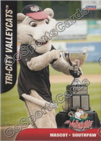 2011 Tri City Valley Cats Southpaw Mascot