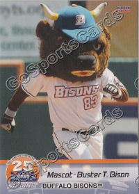 2012 Buffalo Bisons Buster T Bison Mascot