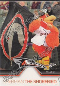 2012 Delmarva Shorebirds Sherman The Shorebird Mascot