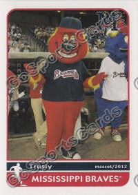 2012 Mississippi Braves Trusty Mascot