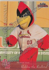 2012 Palm Beach Cardinals Robbie the Redbird