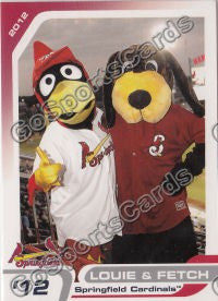 2012 Springfield Cardinals Louie & Fetch Mascots