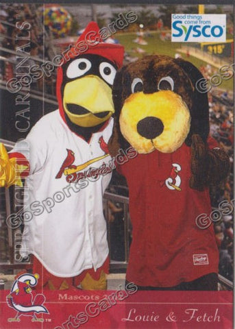 2012 Springfield Cardinals SGA Louis and Fetch