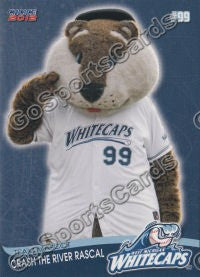 2012 West Michigan Whitecaps Crash the River Rascal Mascot