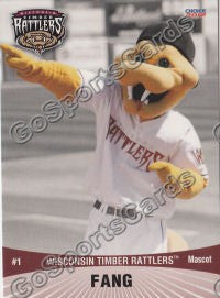 2012 Wisconsin Timber Rattlers Fang T Rattler Mascot