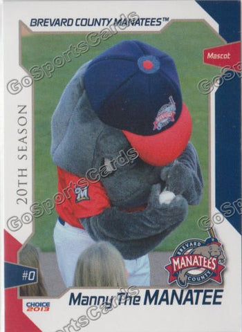 2013 Brevard County Manatees Manny The Manatee