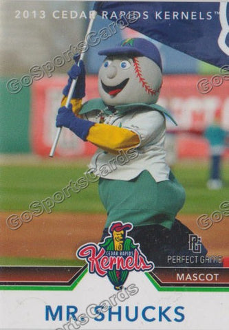 2013 Cedar Rapids Kernels Mr Shucks