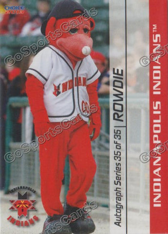 2013 Indianapolis Indians Rowdie