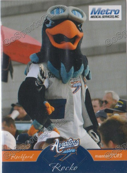2013 Rockford Aviators Rocko Mascot