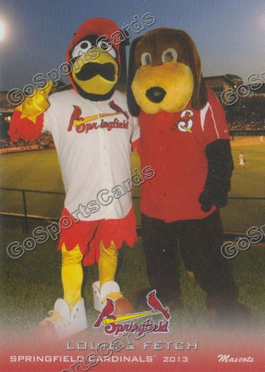 2013 Springfield Cardinals Louie and Fetch